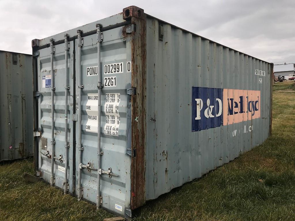 7x20 Shipping Container - NO Floor