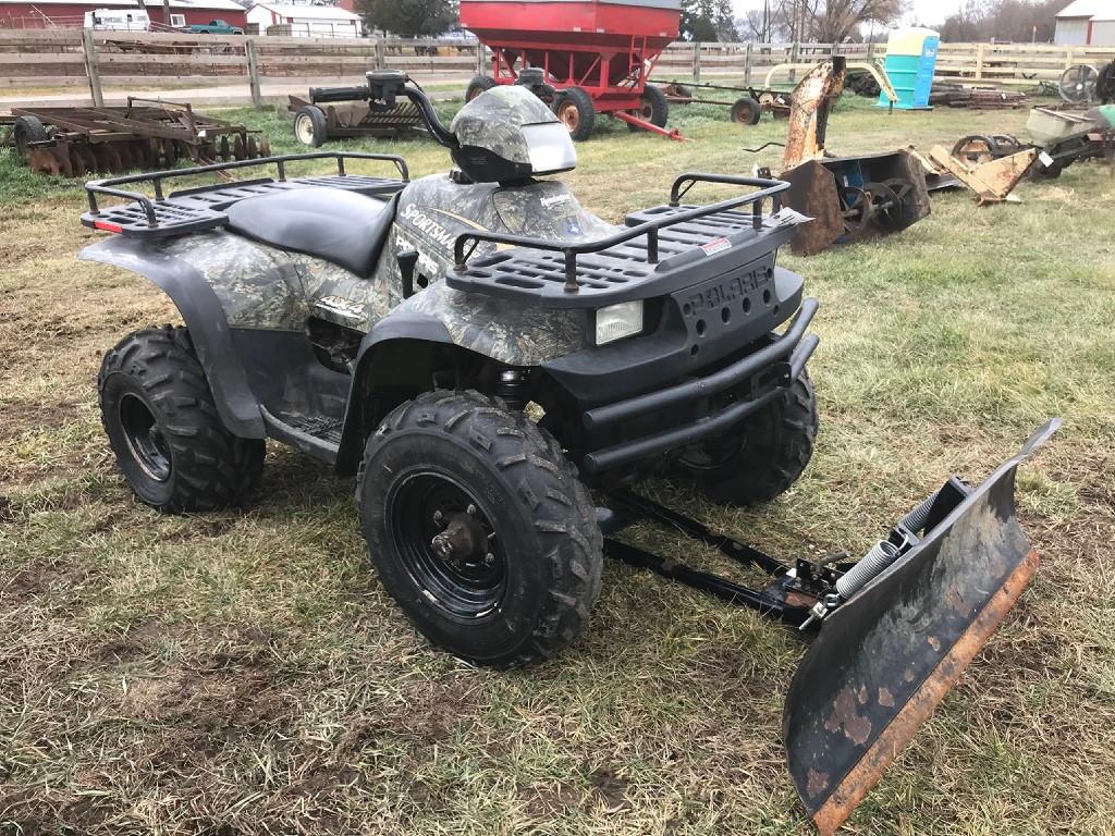 Polaris Sportsman Remington Special Ed. Quad w/Snow Plow