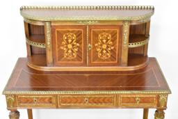 French Secretary Desk With Bronze Mounts