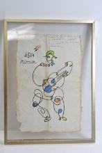 Mixed Media Hand Drawing by Picasso