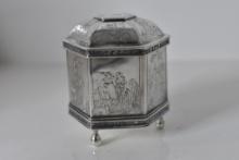 Sterling Silver Dutch Marriage Box
