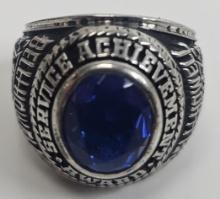 Sterling Silver Bell & Howell Service Award Ring