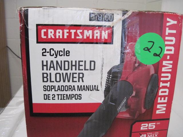 Craftsman 25cc 2 Cycle Handheld Blower