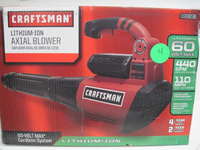 Craftsman 60 volt Lithium-Ion Blower