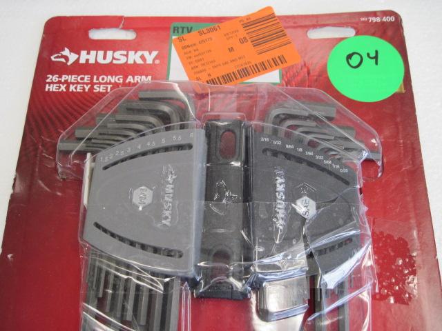Husky 26 piece Lorg Arm Hex Key Set