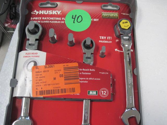 Husky 3 piece 3/8" Wobble Extension Set