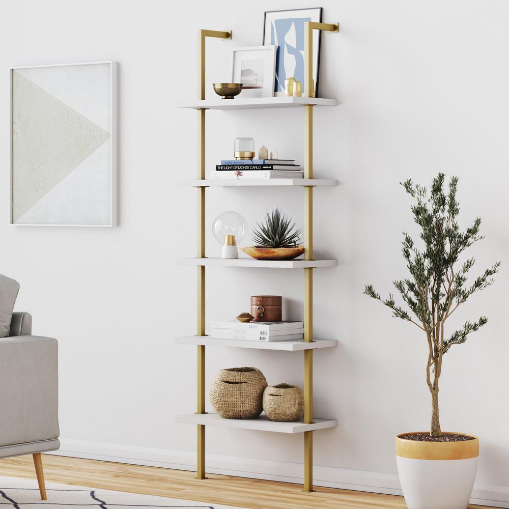 Nathan James 5 Shelf Bookcase, MSRP $158.09