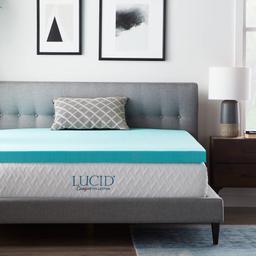 Lucid 3" Memory Foam Topper - Queen, MSRP $149.99