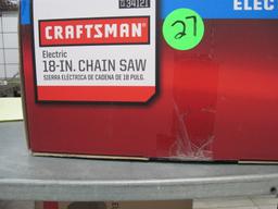 Craftsman 18" 15 amp Electric Chainsaw