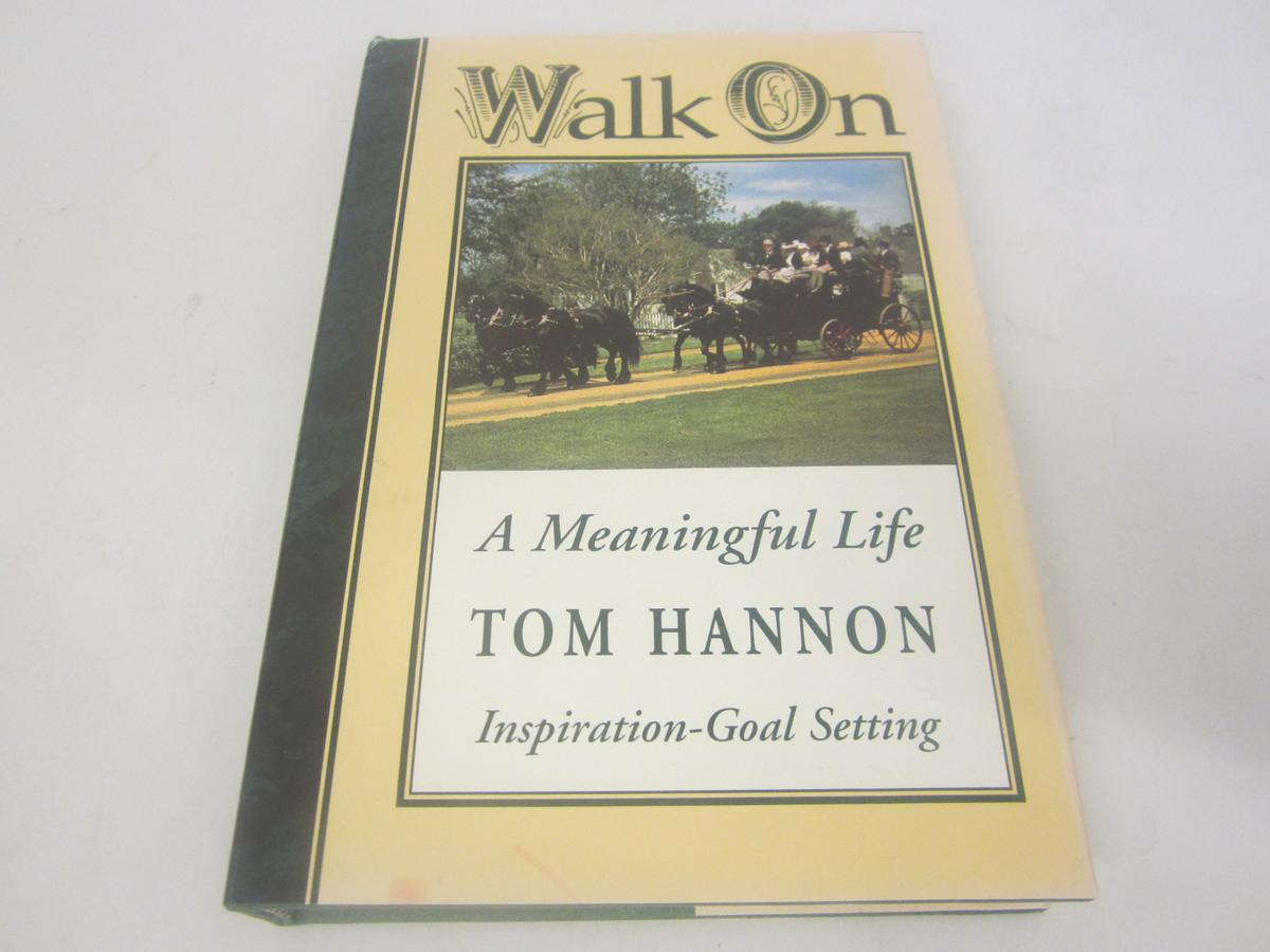 TOM HANNON SIGNED AUTOGRAPH BOOK WALK ON