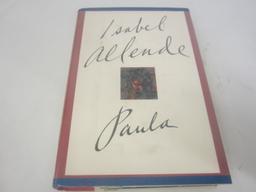 ISABEL ALLENDE SIGNED AUTOGRAPH BOOK PAULA