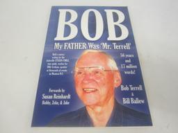 BOB TERRELL SIGNED AUTOGRAPH BOOK BOB MY FATHER WAS MR. TERRELL