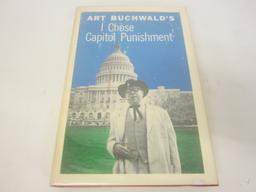 ART BUCHWALD SIGNED AUTOGRAPH BOOK I CHOSE CAPITOL PUNISHMENT