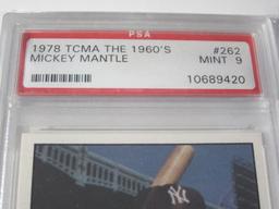 1978 TCMA MICKEY MANTLE #262 PSA 9 NEW YORK YANKEES