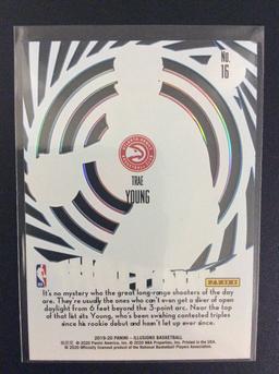 2019-20 Illusions basketball Trea Young Blue Sapphire acetate