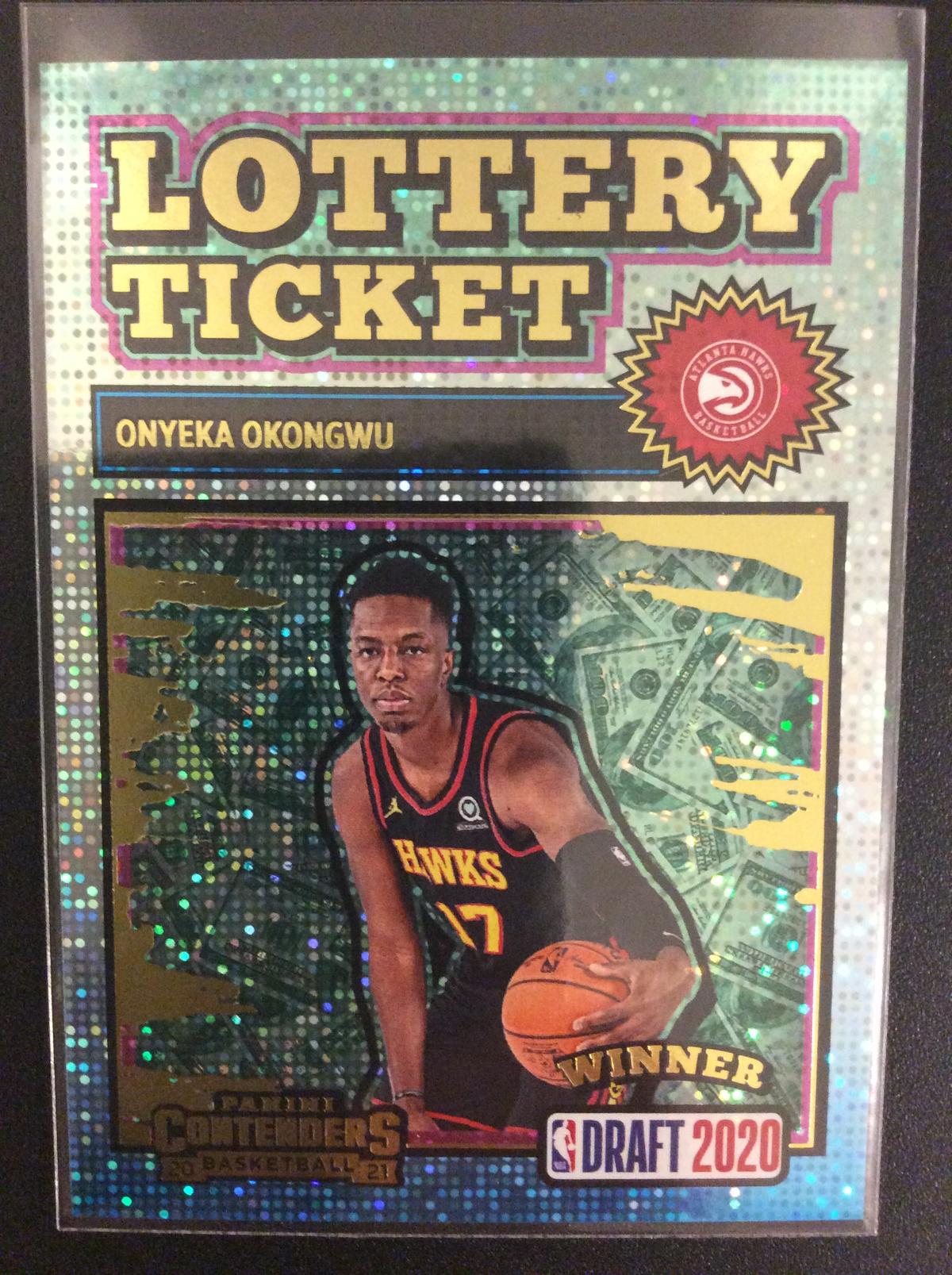 2020-21 Contenders basketball Onyeka Okongwu Lottery Ticket SP