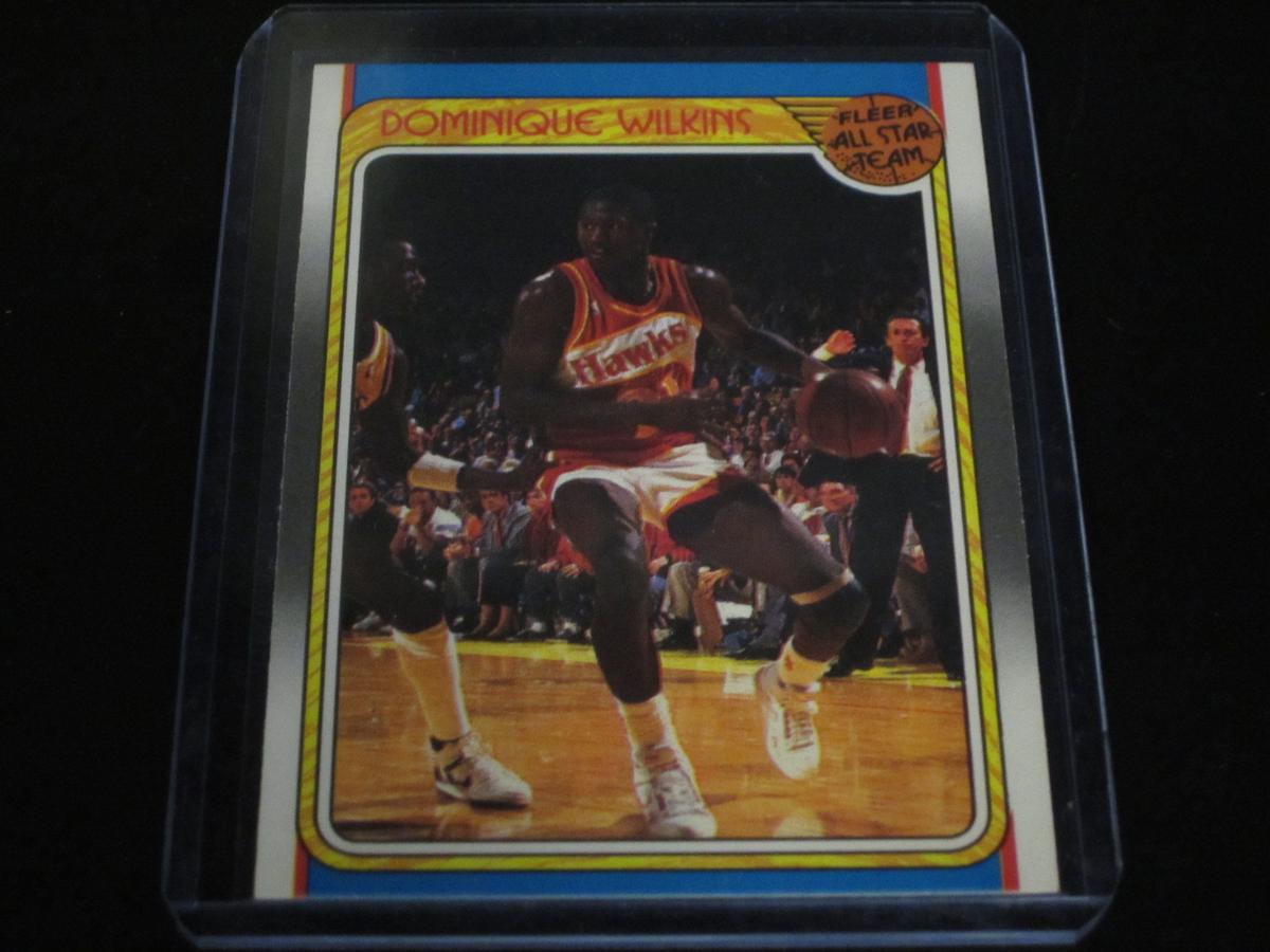 DOMINIQUE WILKINS 1988 FLEER ALL STAR TEAM #125 HOF'ER!