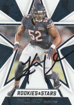 KHALIL MACK AUTOGRAPHED CARD WITH COA