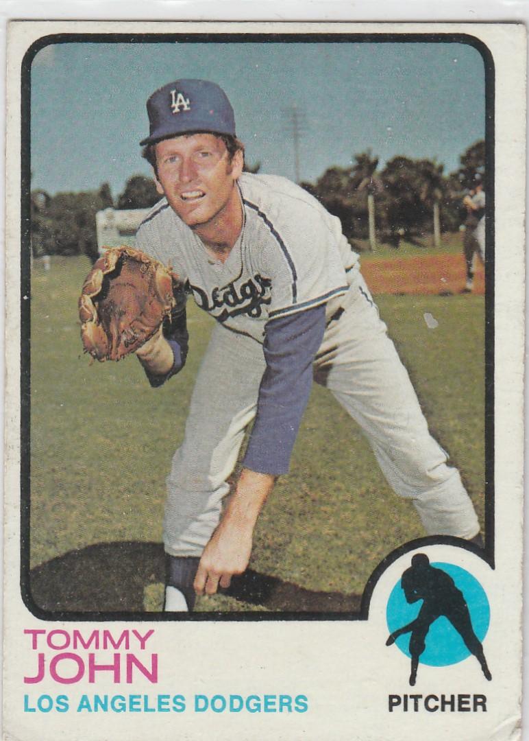 TOMMY JOHN 1973 TOPPS #258