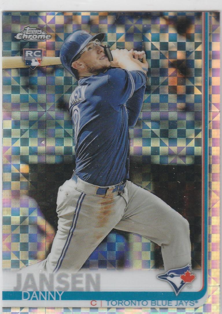 DANNY JANSEN RC 2019 TOPPS CHROME CHECKER BOARD #35