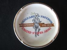 FIRE ETCHED BICENTENNIAL COMMEMORATIVE ASH TRAY