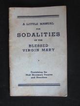 VINTAGE PAPER BACK THE SODALITY OF THE VIRGIN MARY