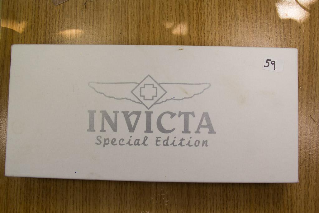 Invicta Lupah Multiple Band set Stainless. Needs Battery, but new in box