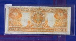 1922 $20 Gold Certificate Speelman-White Fr. 1187