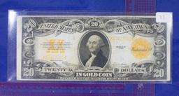 1922 $20 Gold Certificate Speelman-White Fr. 1187