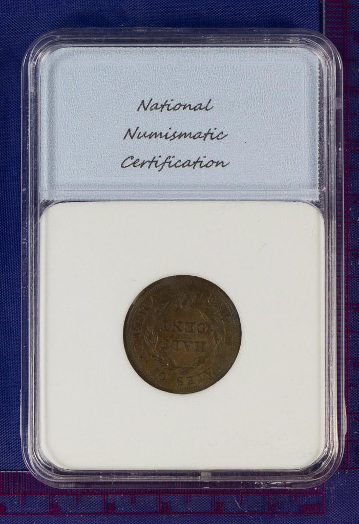 1857 Coronet Half Cent