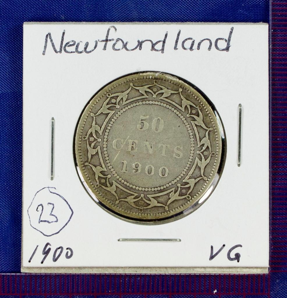 1900 Newfoundland 50 Cents