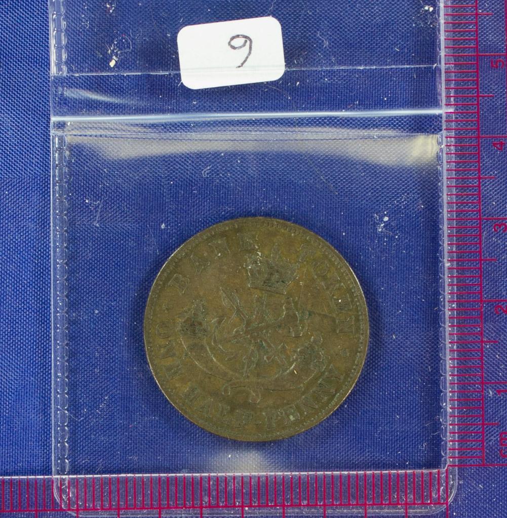 1850 Upper Canada Halfpenny