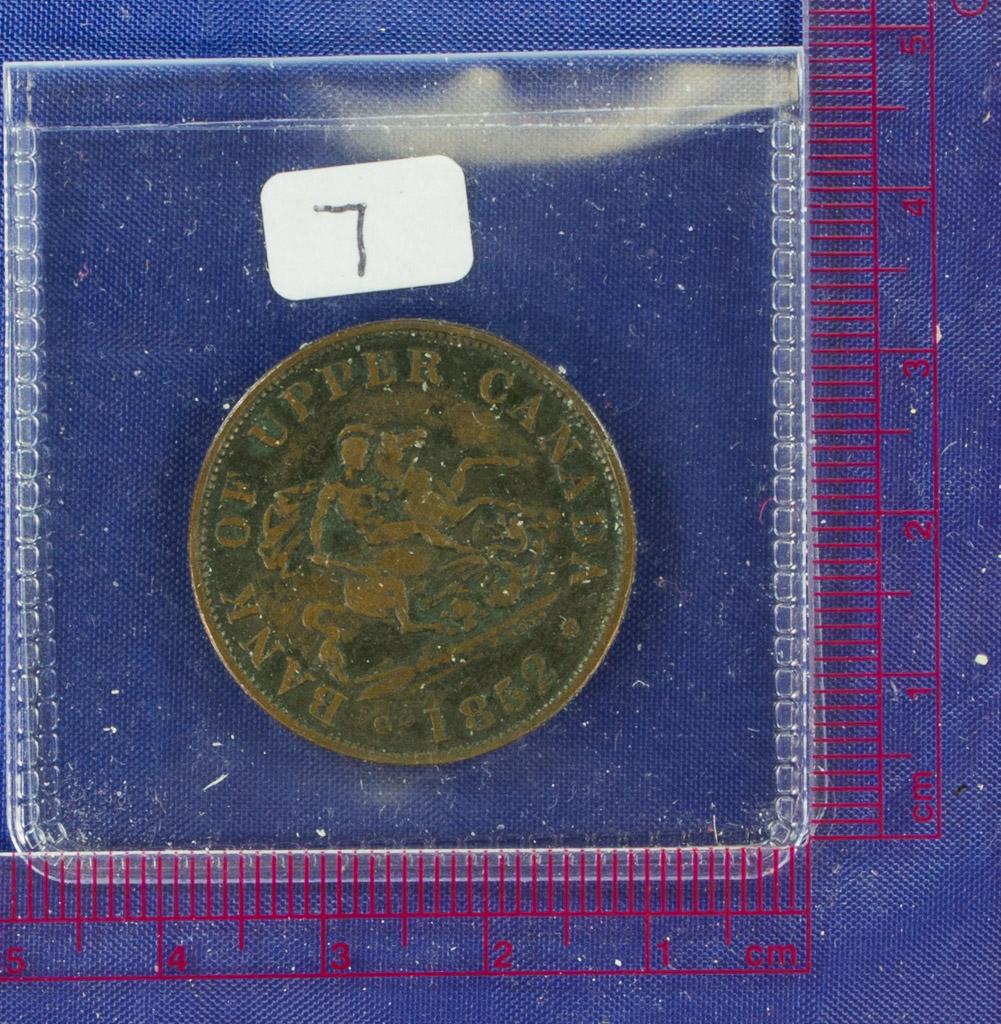 1852 Upper Canada Halfpenny