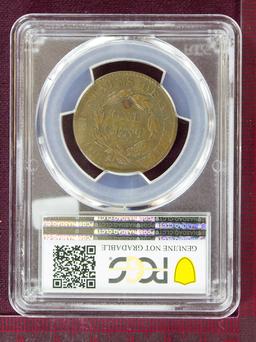 1826 Coronet Large Cent N-1 PCGS XF Details