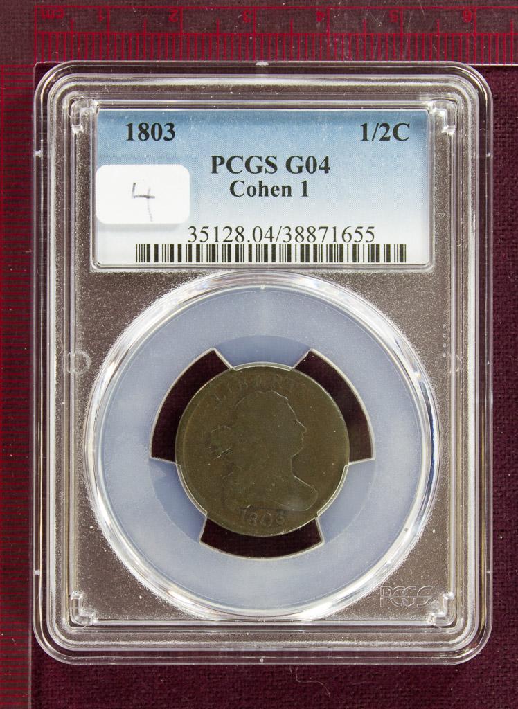 1803 Half Cent C-1 PCGS G04