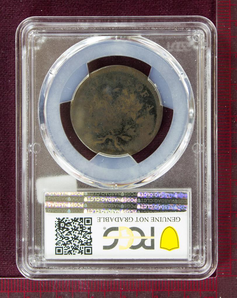 1797 Draped Bust Large Cent S-137 Rev. of '97, Stems PCGS AG Details