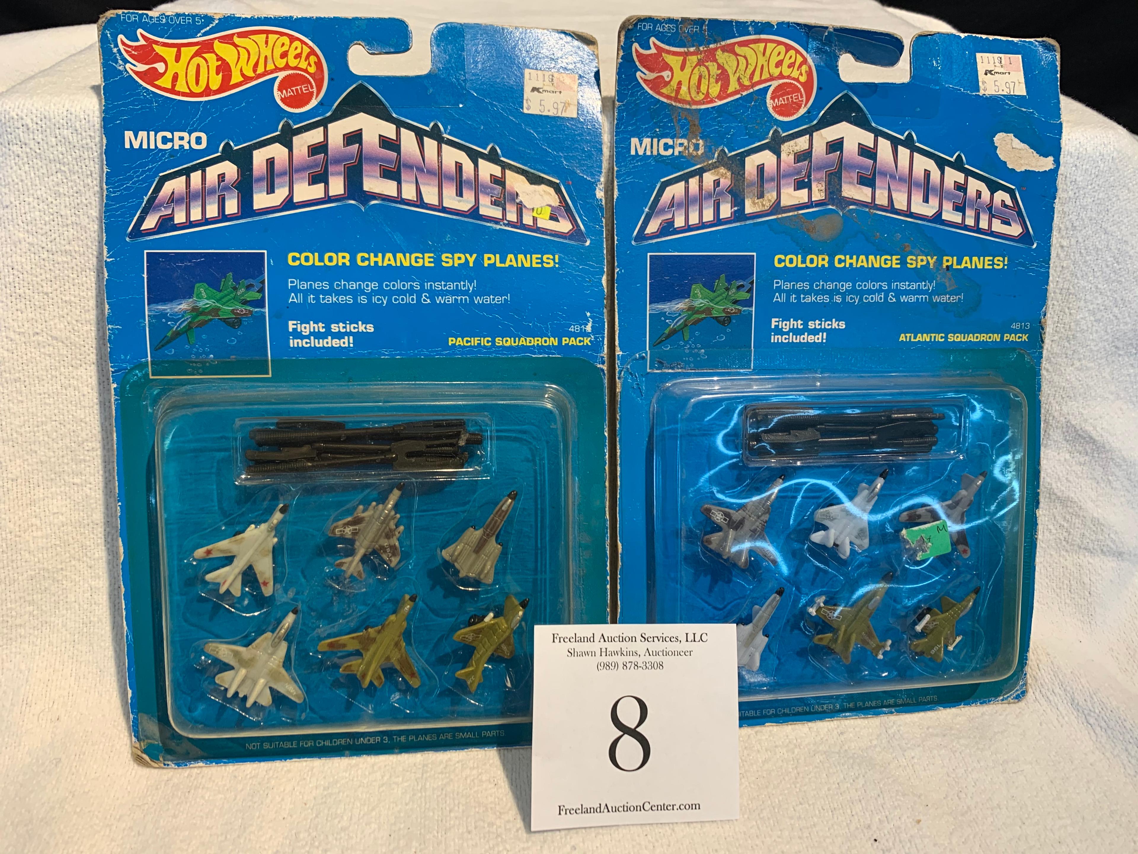 Vintage Mattel 1989 Hotwheels Micro Air Defenders Paid Nos Packages
