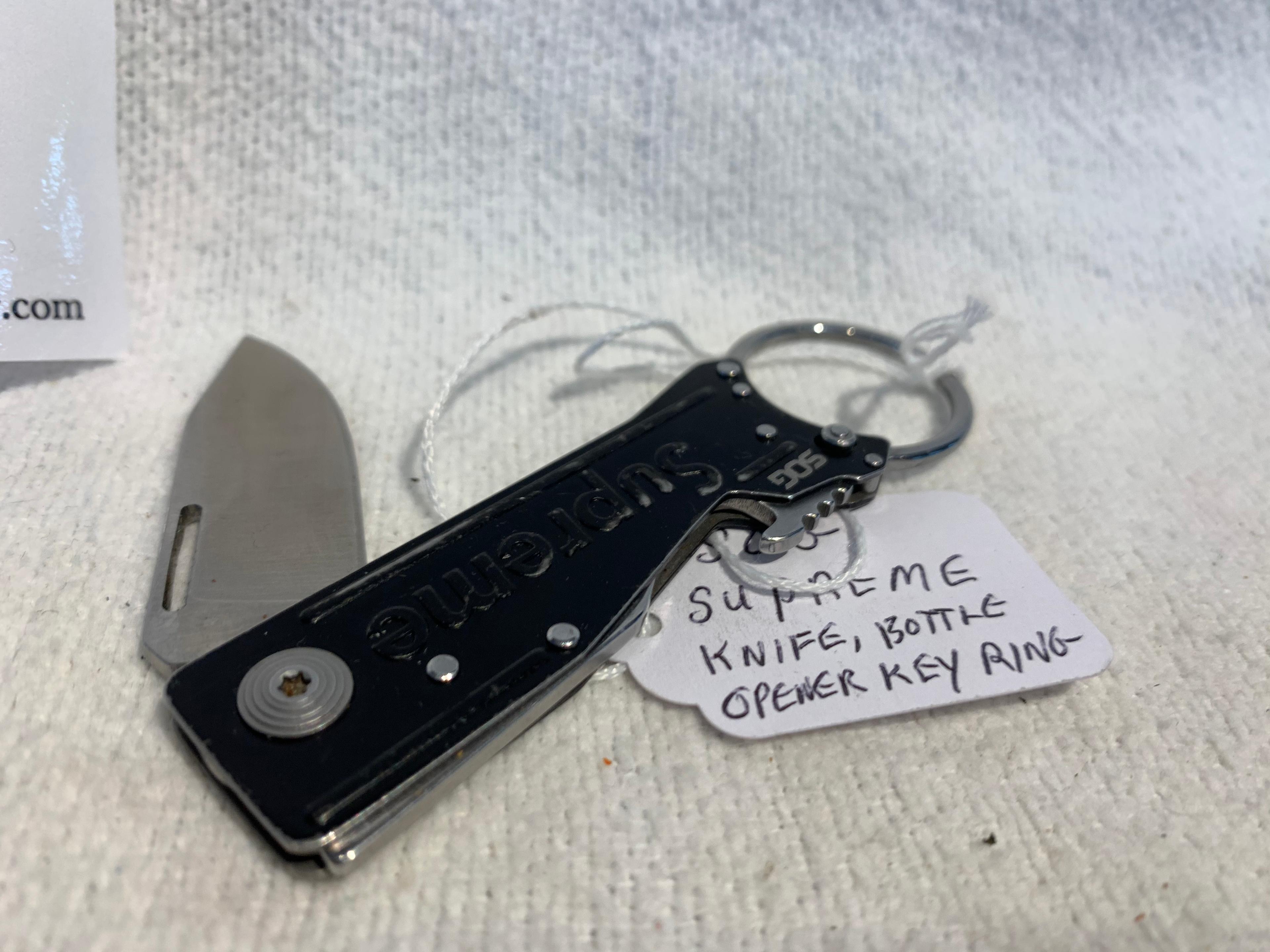 Sog Supreme Knife Bottle Opener Key Ring