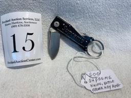 Sog Supreme Knife Bottle Opener Key Ring