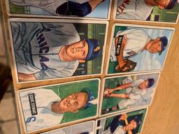 17 Original 1951 & 1952 Bowman Baseball Cards
