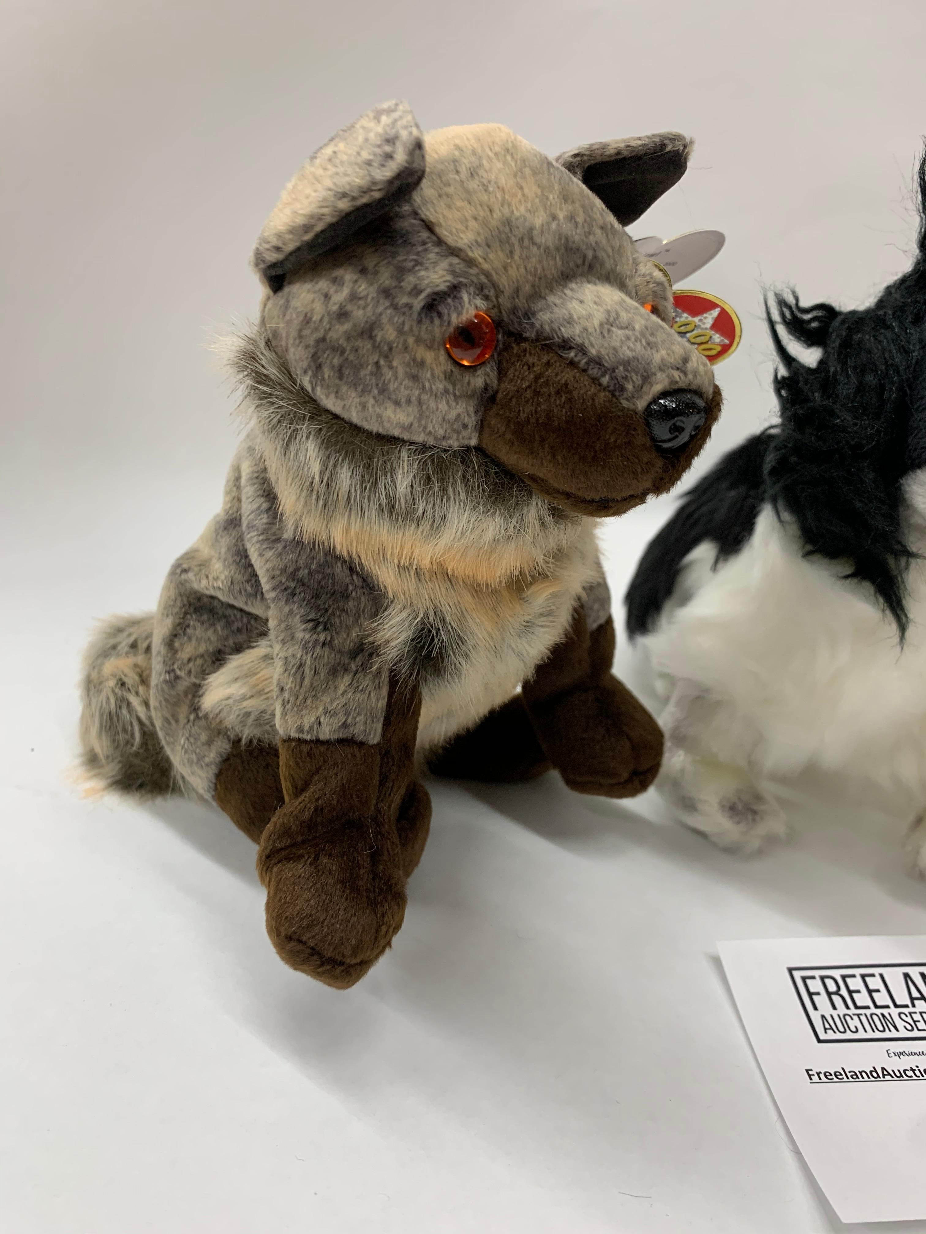 Three Very Cool Beanie Babies Howl, Frolic And Pellet