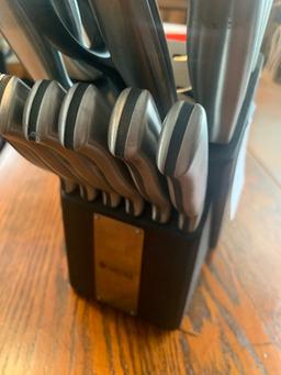 Set Of Sabatier Knives 14 Total Items