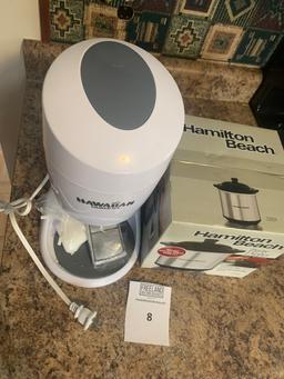 New In Box Hamilton Beach Party Dipper & Shaved Ice Machine