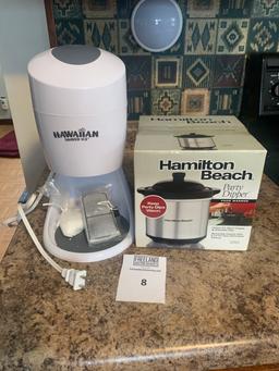 New In Box Hamilton Beach Party Dipper & Shaved Ice Machine