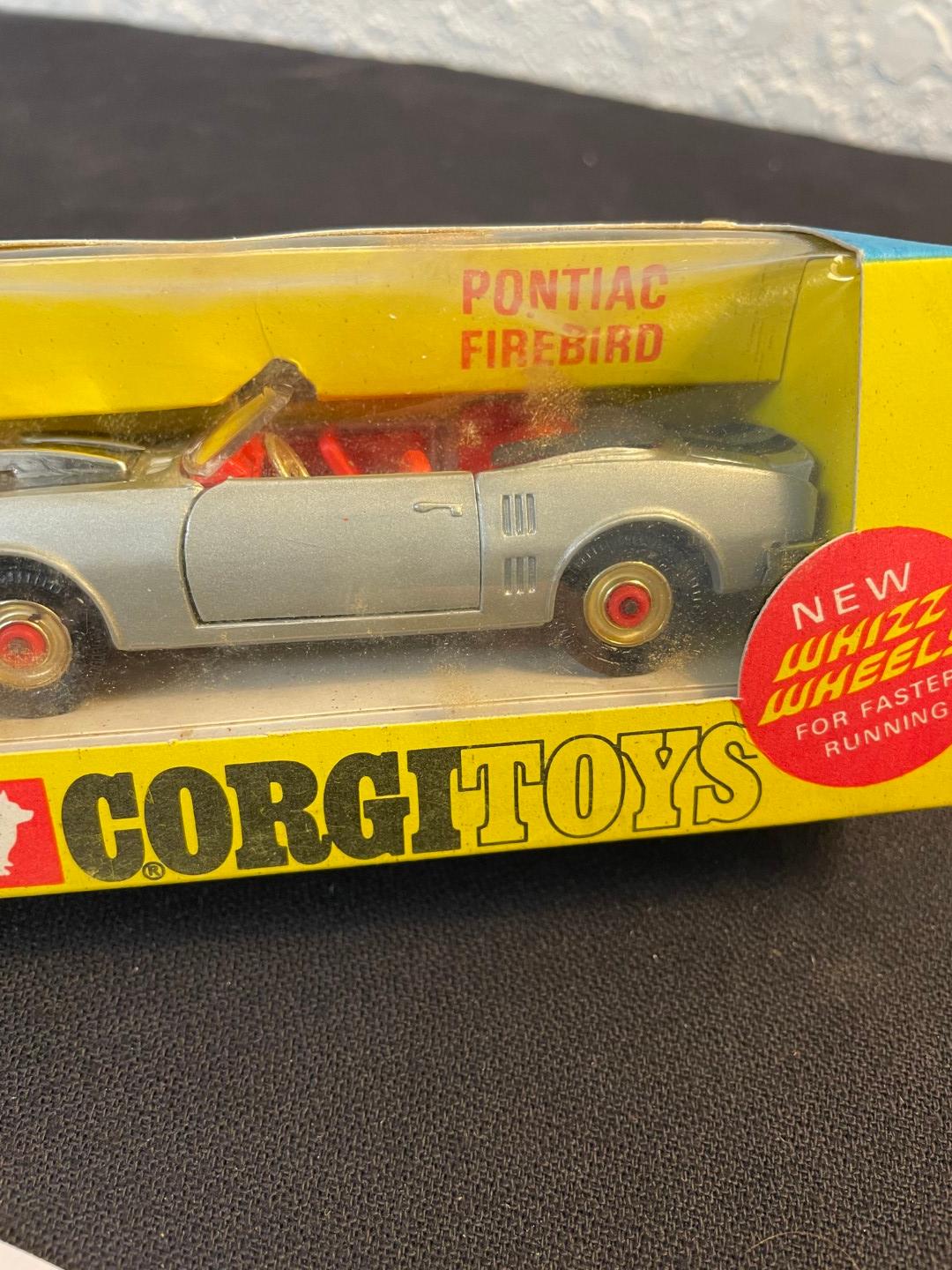 Corgi Toys PONTIAC FIREBIRD New in Package with WHIZZ WHEELS