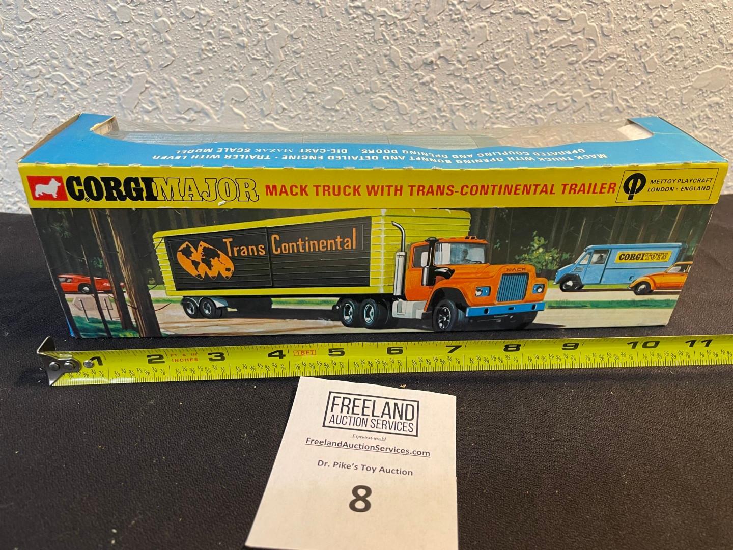 Corgi MAJOR Mack Truck with Trans-Continental Trailer NEW IN BOX