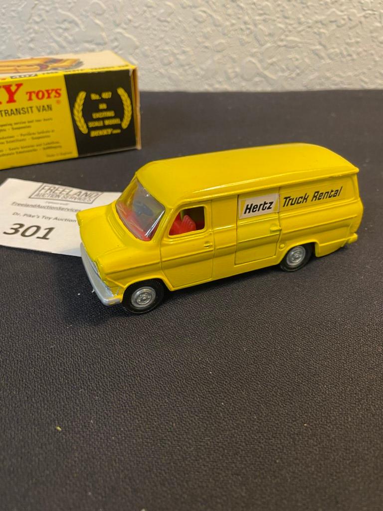 Dinky Toys FORD "HERTZ" Transit Van 407 MINT COND in box