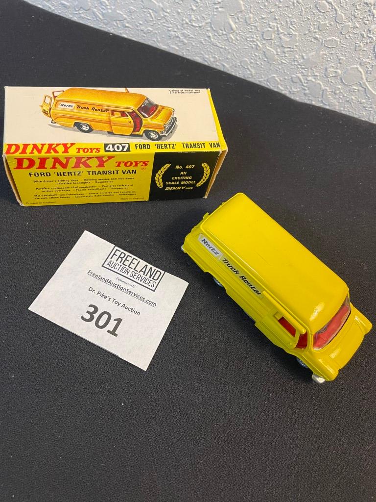 Dinky Toys FORD "HERTZ" Transit Van 407 MINT COND in box