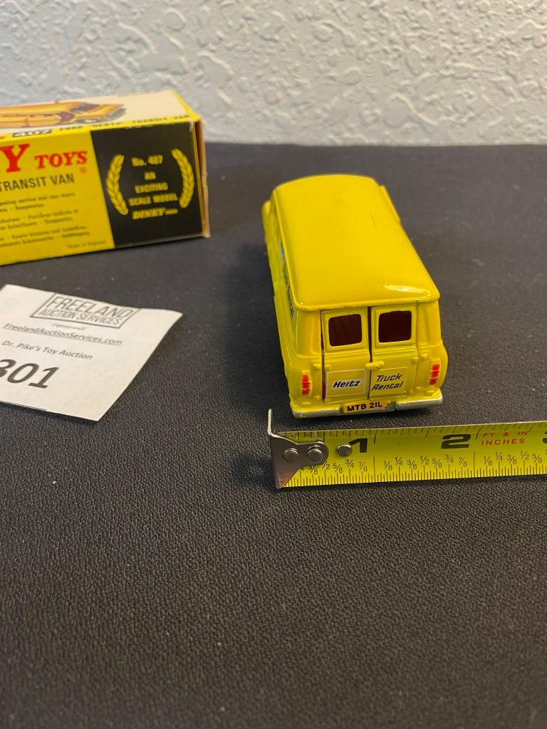 Dinky Toys FORD "HERTZ" Transit Van 407 MINT COND in box