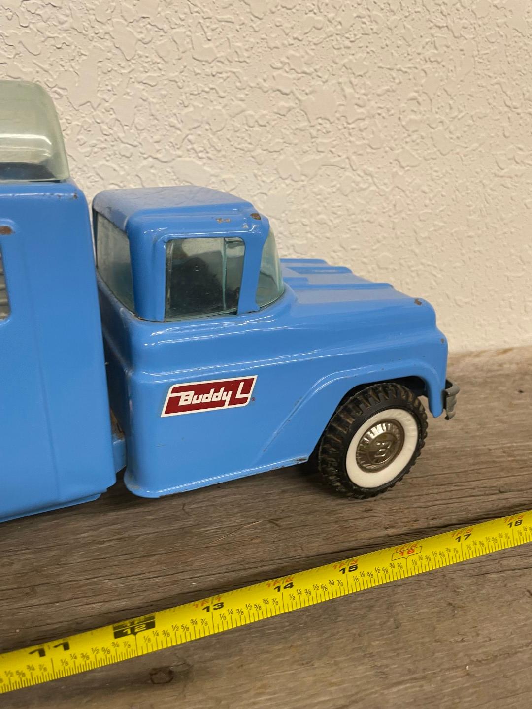 1960s Buddy L RIDING ACADEMY Truck with Horse